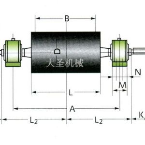 DTⅡ型傳動滾筒